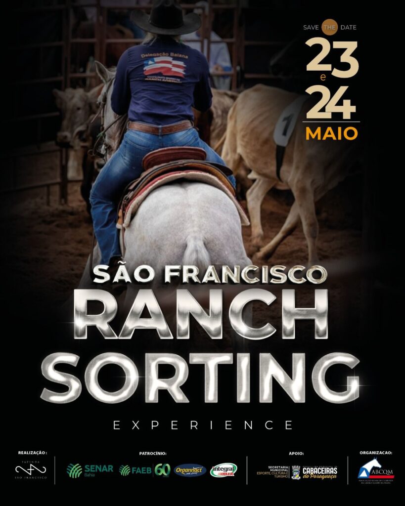 Primeira edição do São Francisco Ranch Sorting Experience vai oferecer curso para iniciantes no esporte